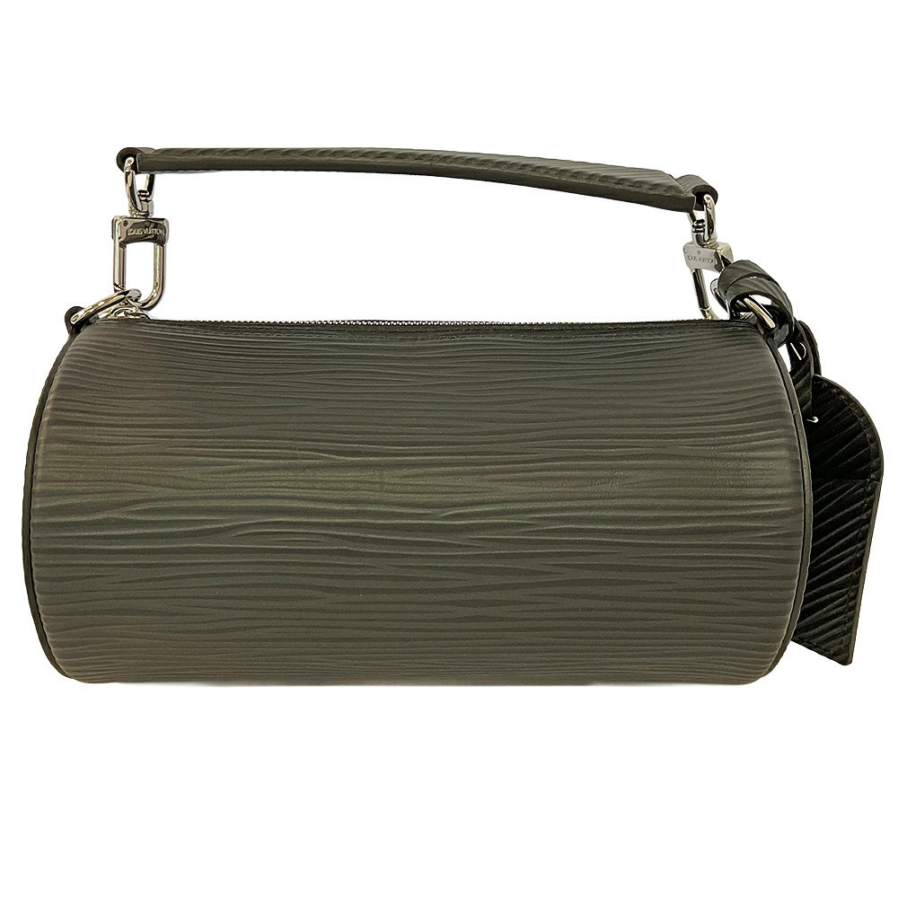Louis Vuitton Black Noir Bag Shoulder Polochon Handbag Soft Epi